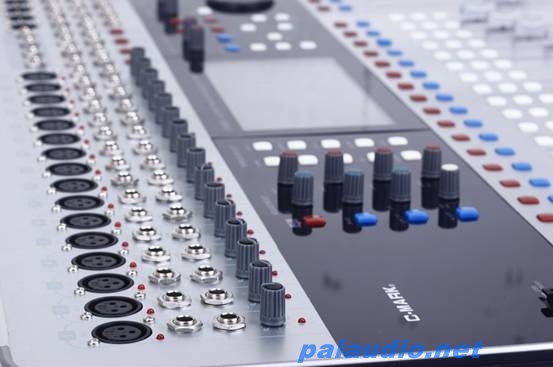 24路数字调音台细节图